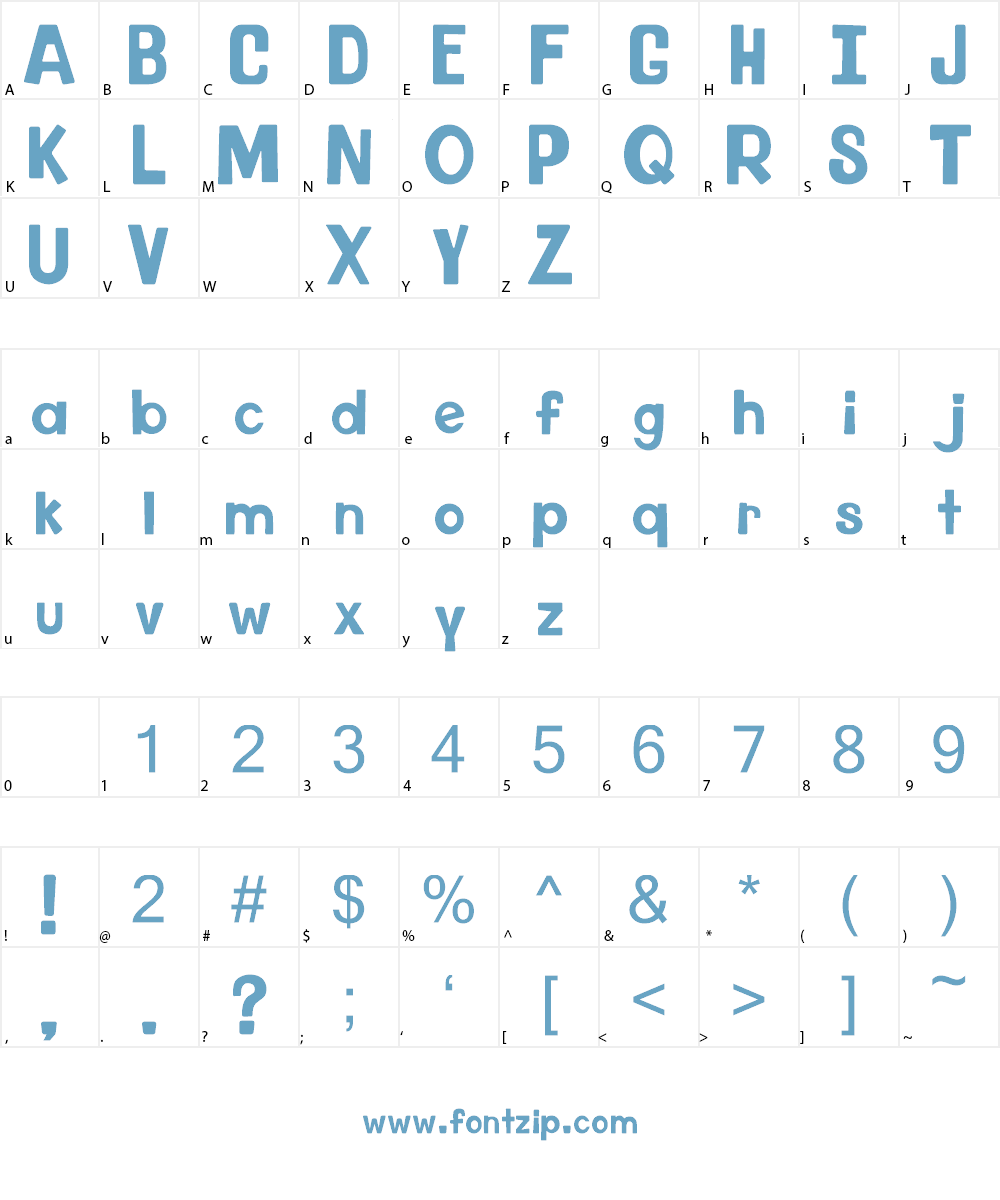 Home Movie Font Normal Font Character